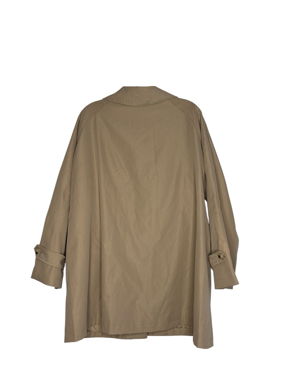 Maeve Bow Toggle Trench Coat Jacket Neutral Chic Coquette size S - Picture 3 of 6